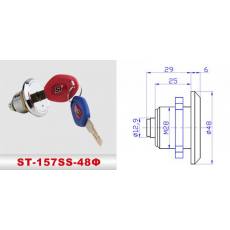 ST-157SS-48Φ 險箱鎖、防盜鎖、通道鎖