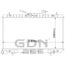 GDN.6.HY.004M-23 現(xiàn)代 鋁質(zhì)散熱器